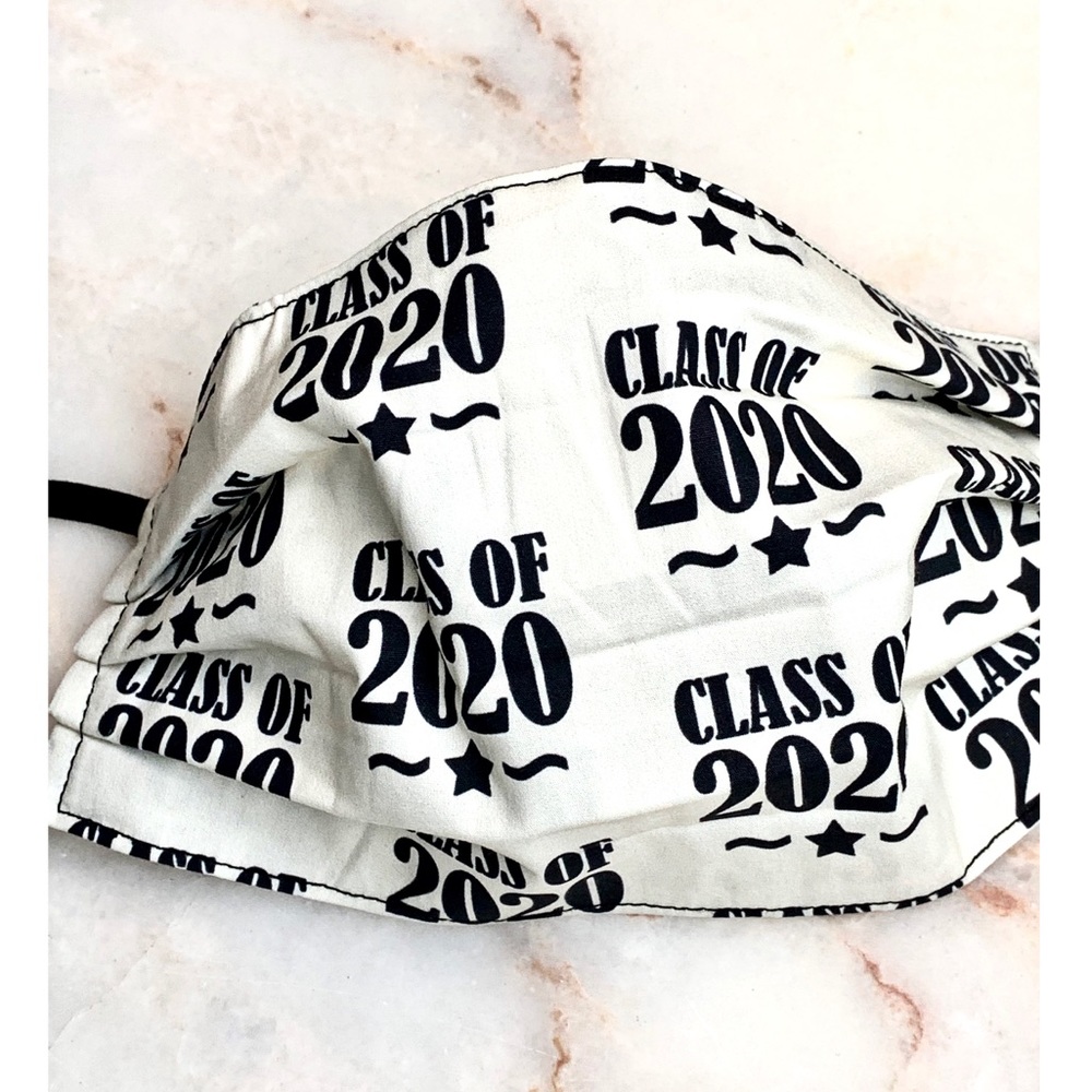 ADULT CLOTH FACE MASK_UNISEX 2020 GRAD - Picture 3 of 10